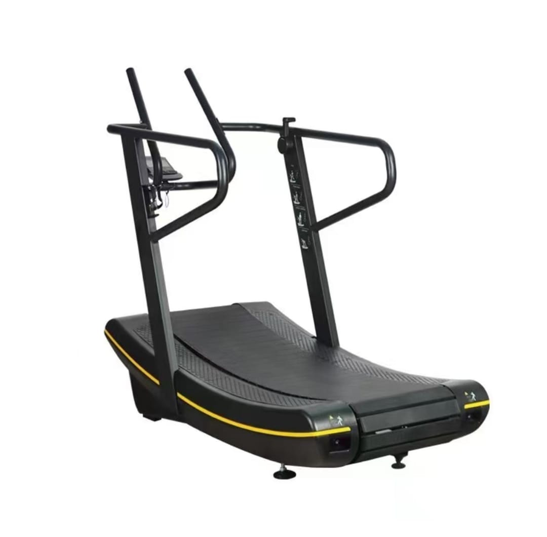 Professional Air Runner Non-motorized Unpowered Curved Treadmill commercial Gym Fitness manual treadmill